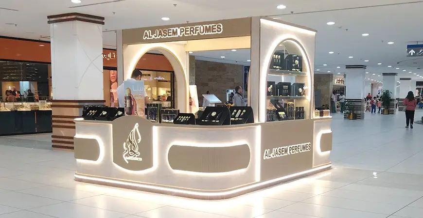 Mall Kiosks & Promotion Stands Design, Production & Installation in Kuwait